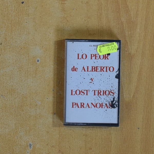 ALBERTO Y LOST TRIOS PARANOIA - LO PEOR DE ALBERTO Y LOST TRIOS PARANOIAS - CASSETTE