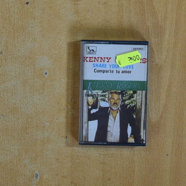 [416981] KENNY ROGERS - SHARE YOU LOVE - CASSETTE