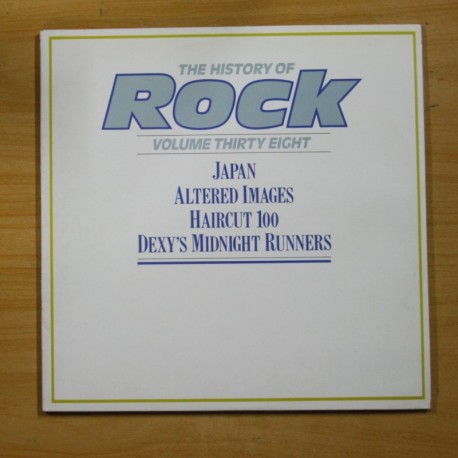 VARIOS - HISTORY ROCK VOL 38 - GATEFOLD - 2 LP