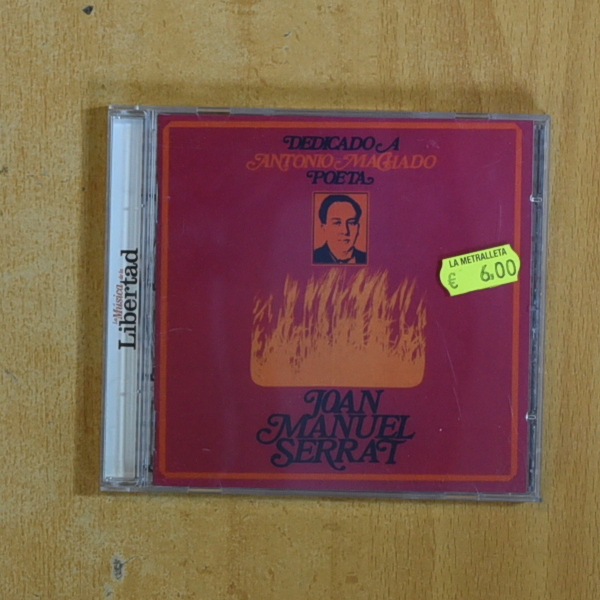 JOAN MANUEL SERRAT - DEDICADO A ANTONIO MACHADO POETA - CD