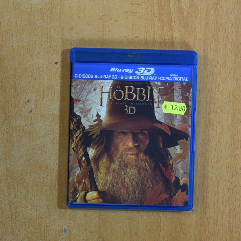 EL HOBBIT UN VIAJE INESPERADO 3D - BLURAY