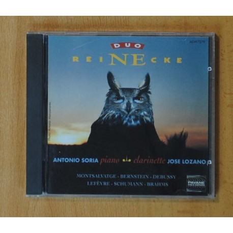 [246720] ANTONIO SORIA / JOSE LOZANO - REINECKE - CD