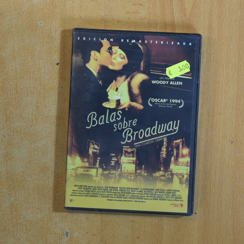BALAS SOBRE BROADWAY - DVD