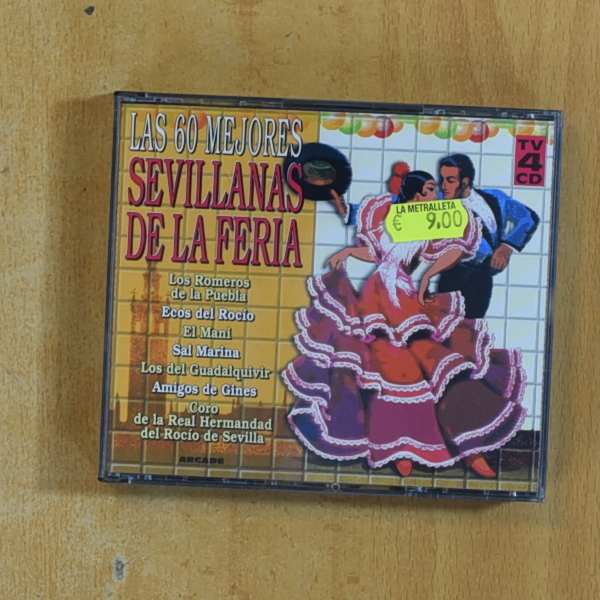 VARIOS - LAS 60 MEJORES SEVILLANAS DE LA FERIA - CD