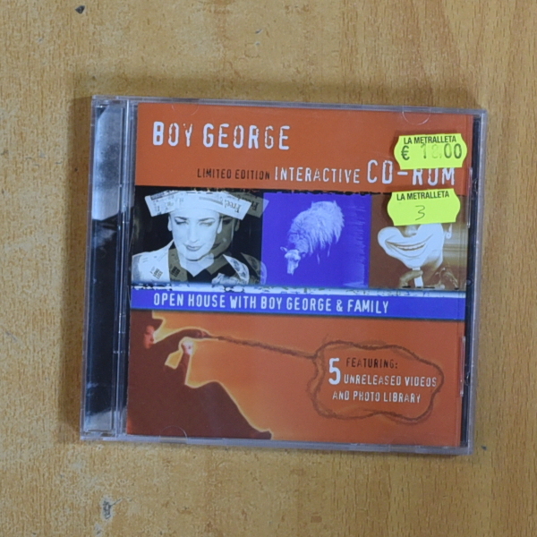 BOY GEORGE - OPEN HOUSE WITH BOY GEORGE & FAMILY - CD