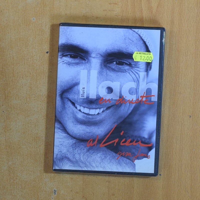 LLUIS LLACH EN DIRECTO AL LICEU - DVD