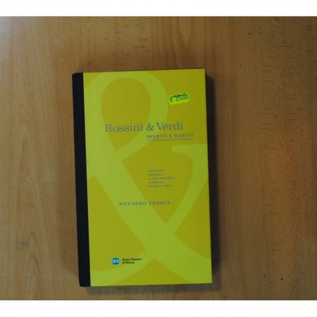 [1025213] ROSSINI & VERDI - INEDITI E RARITA - INCLUYE LIBRETO - CD + DVD