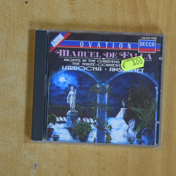 MANUEL DE FALLA - NIGHTS IN THE GARDENS - CD