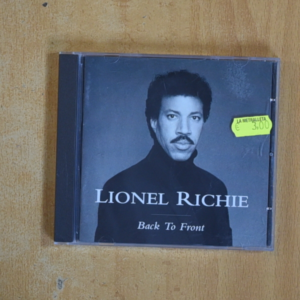 LIONEL RICHIE - BACK TO FRONT - CD