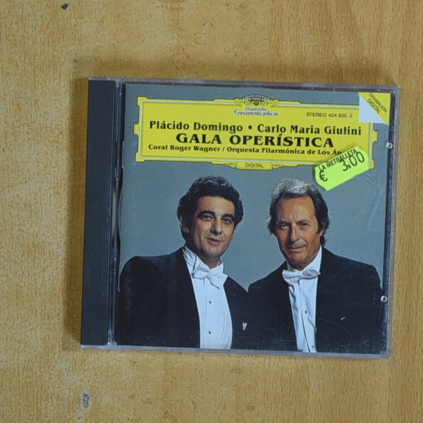 PLACIDO DOMINGO / CARLO MARIA GIULINI - GALA OPERISTICA - CD