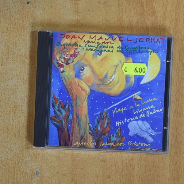 JOAN MANUEL SERRAT - NARRACION DE VIAJE A LA LUNA LILIANA E HISTORIA DE BABAR - CD