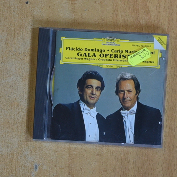 [418191] PLACIDO DOMINGO / CARLO MARIA GIULINI - GALA OPERISTICA - CD