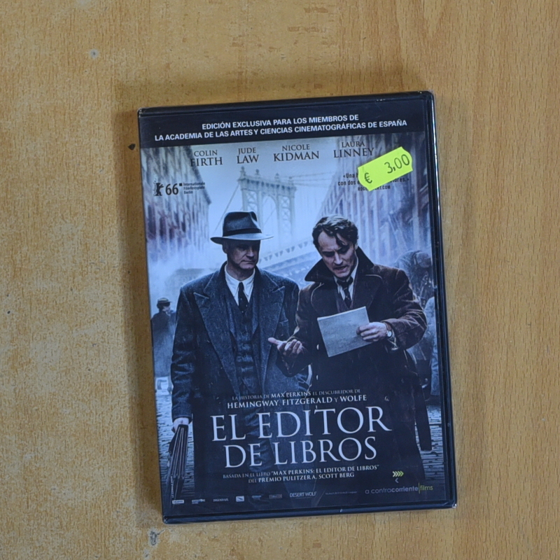 EL EDITOR DE LIBROS - DVD