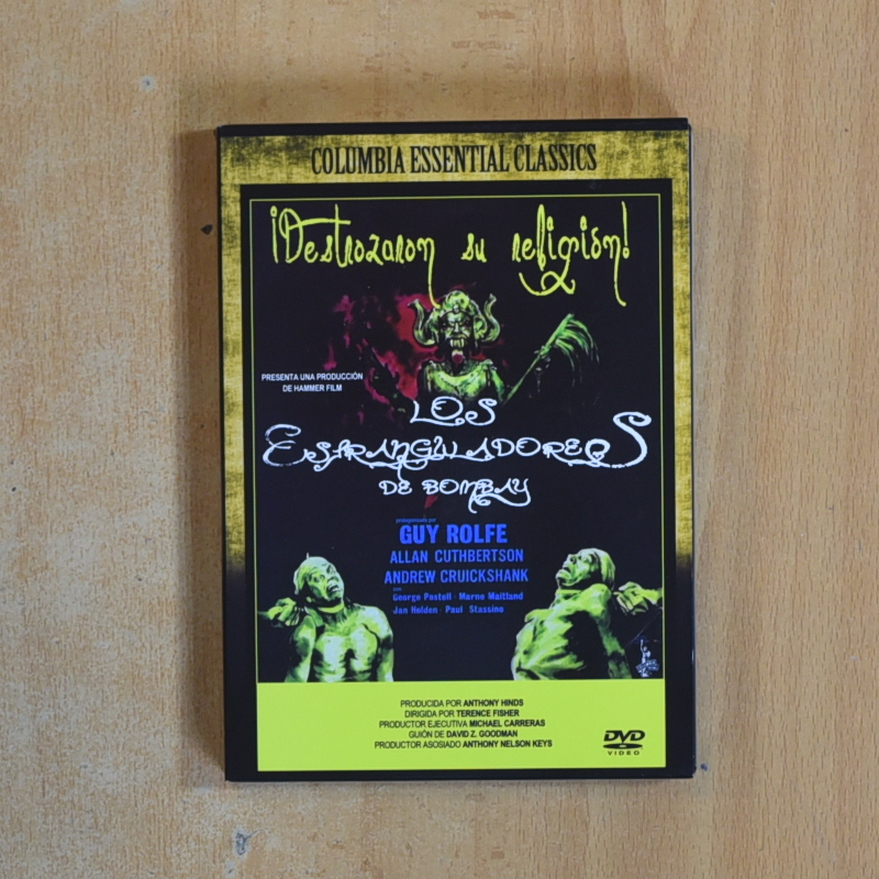 LOS ESTRANGULADORES DE BOMBAY - DVD