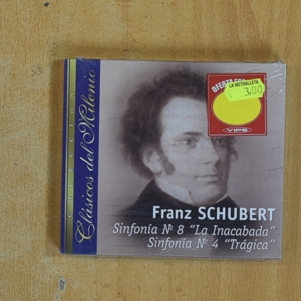 SCHUBERT - SINFONIA N 8 LA INACABADA SINFONIA 4 TRAGICA - CD