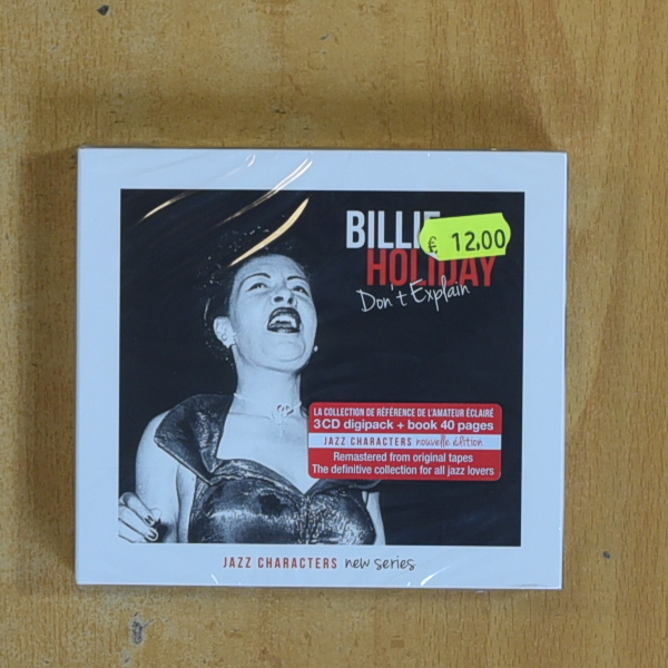 BILLIE HOLIDAY - DONT EXPLAIN - CD