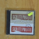 SCRITTI POLITTI - CUPIDE PSYCHE 85 - CD