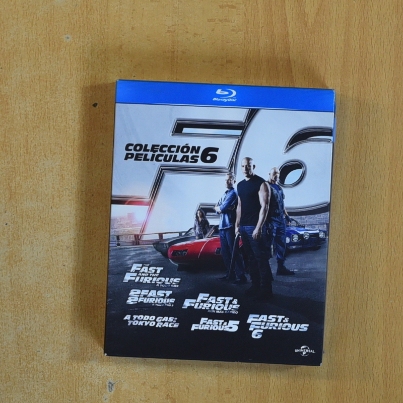 FAST & FURIOUS COLECCION 6 PELICULAS - BLURAY