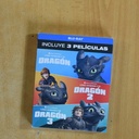 COMO ENTRENAR A TU DRAGON 3 PELICULAS - BLURAY