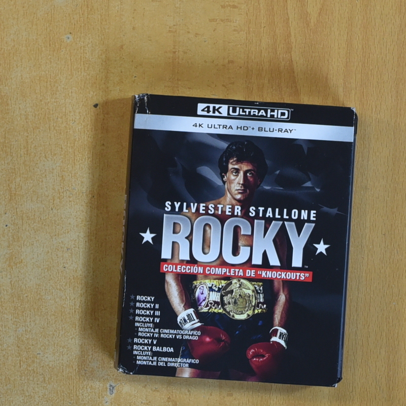 COLECCION ROCKY 4K - BLURAY