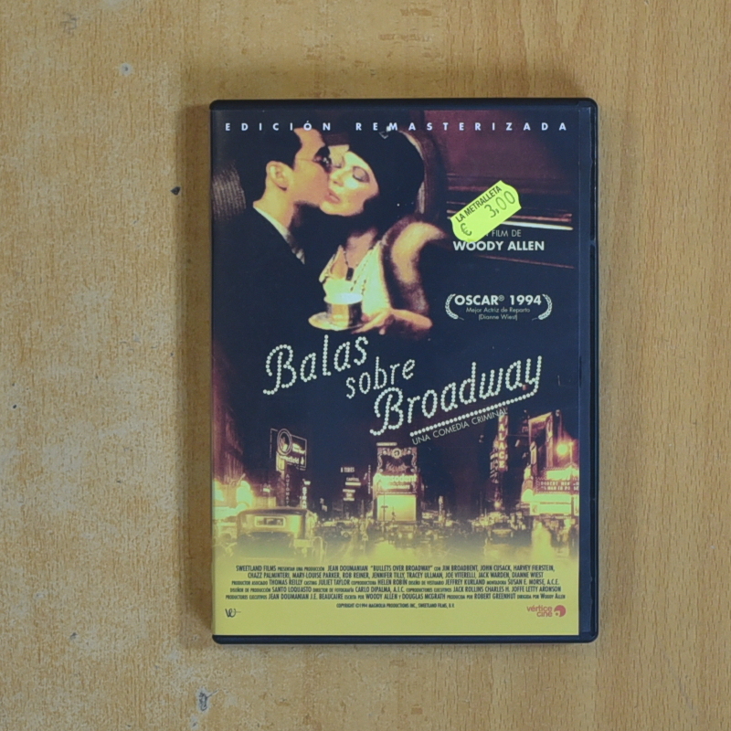 BALAS SOBRE BROADWAY - DVD