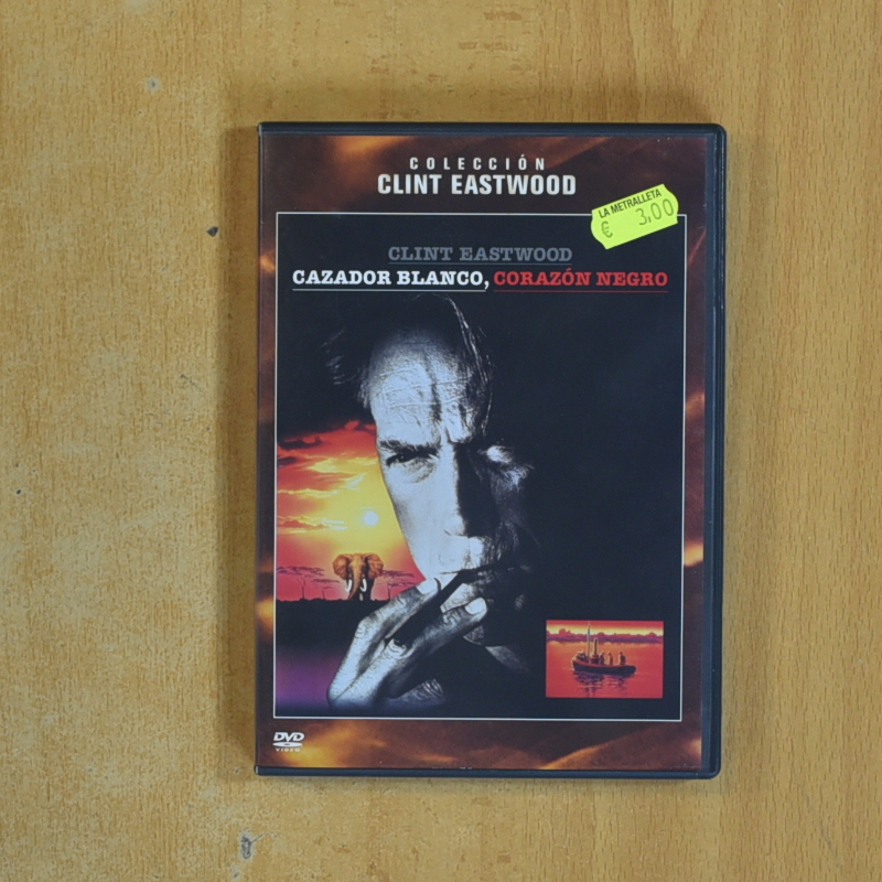 CAZADIOR BLANCO CORAZON NEGRO - DVD