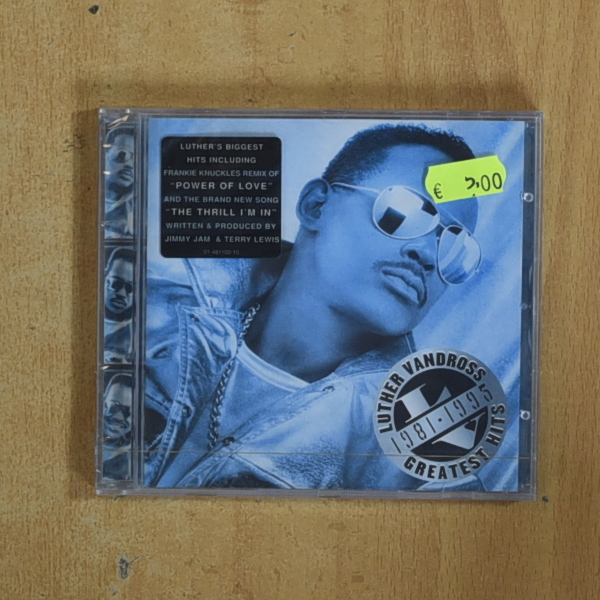 LUTHER VANDROSS - GREATEST HITS 1981 / 1995 - CD