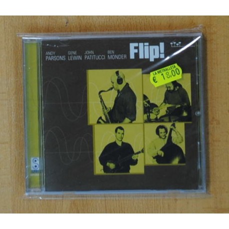 [253162] ANDY PARSONS / GENE LEWIN / JOHN PATITUCCI / BEN MONDER - FLIP! - CD
