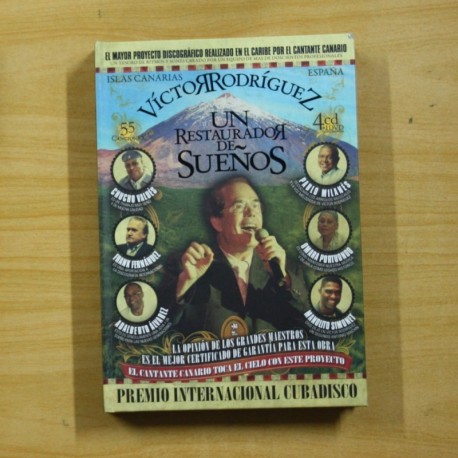 [1027380] VICTOR RODRIGUEZ - UN RESTAURADOR DE SUEÑOS - 4 CDS Y DVD