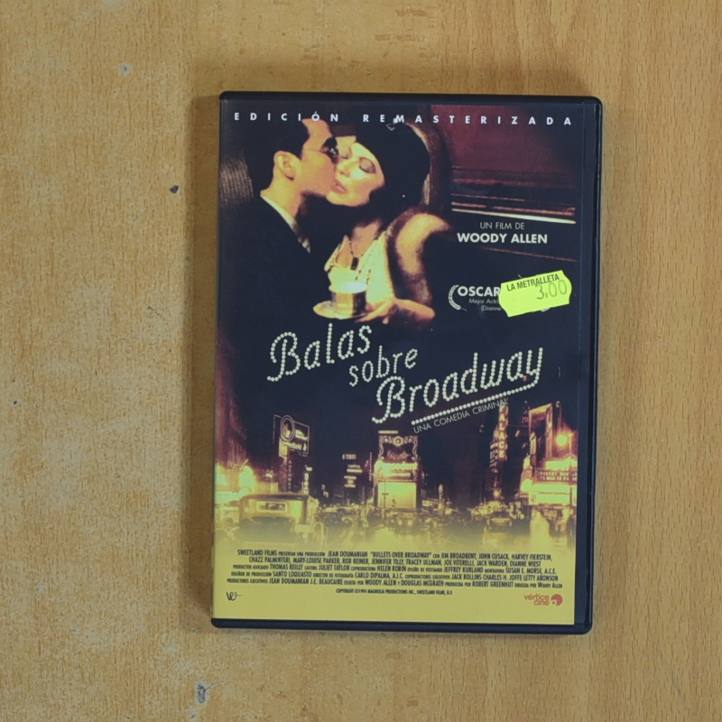 BALAS SOBRE BROADWAY - DVD