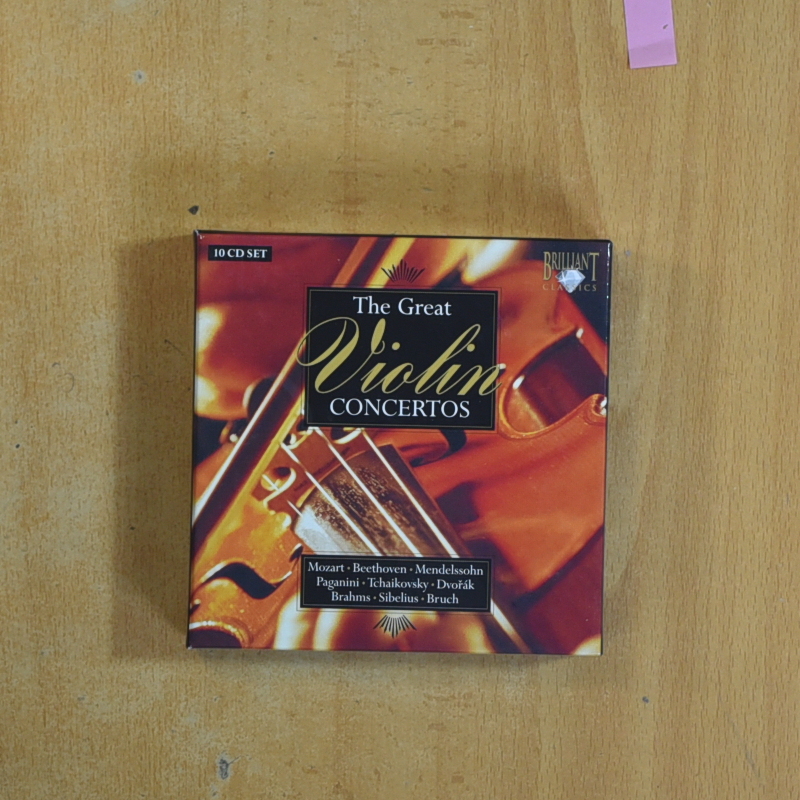 VARIOS - THE GREAT VIOLIN CONCERTOS - CD