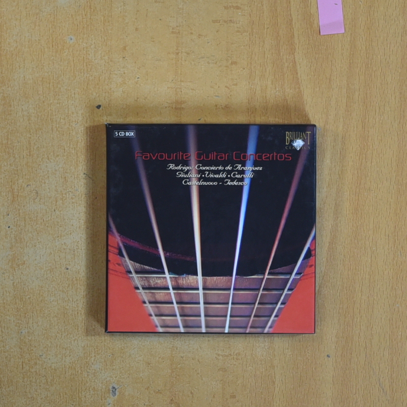 VARIOS - FAVOURITE GUITAR CONCERTOS - CD