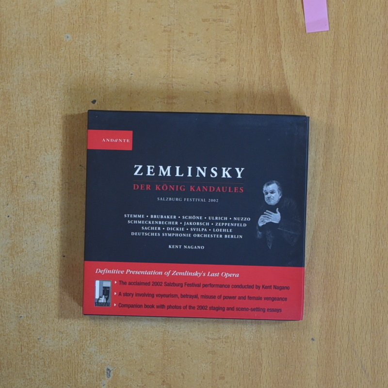 ZEMLINSKY - DER KONIG KANDAULES - CD