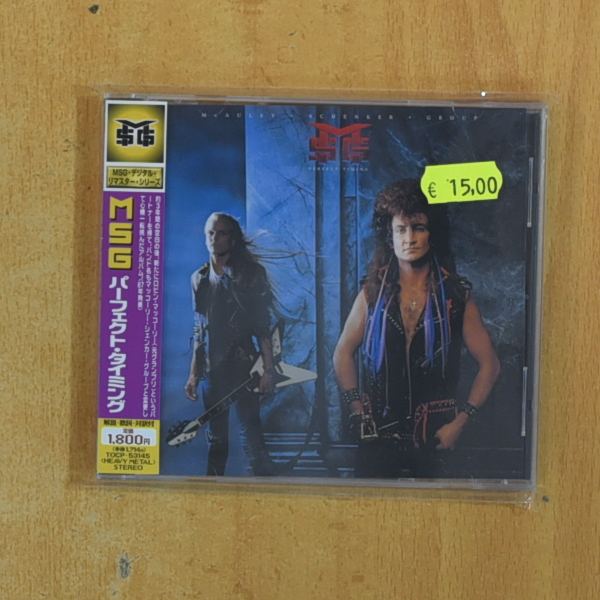 [419276] MCAULEY SCHENKER GROUP - PERFECT TIMING - CD ED JAPONESA