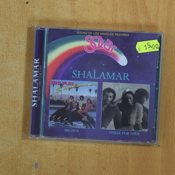 SHALAMAR - BIG FUN / THREE FOR LOVE - CD