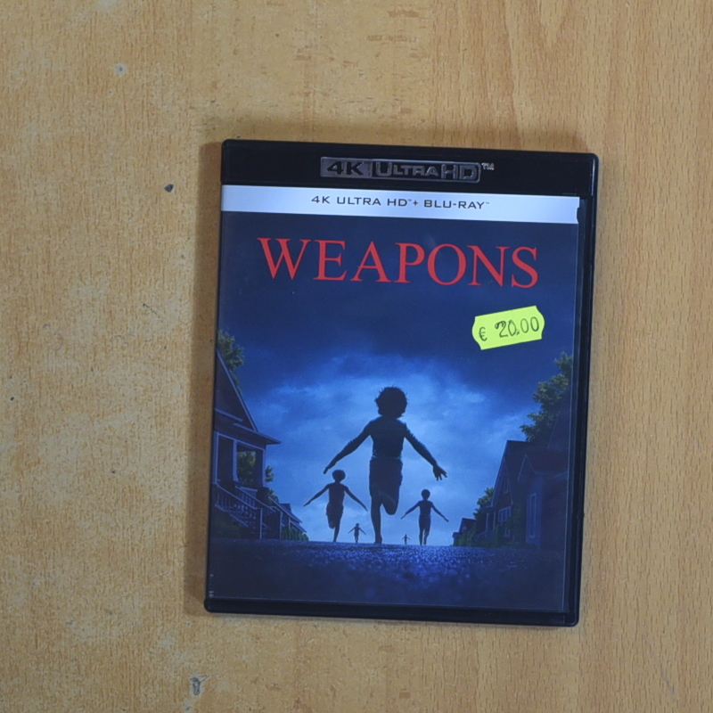 [419487] WEAPONS 4K - BLURAY - ¡Mira mis otros productos!