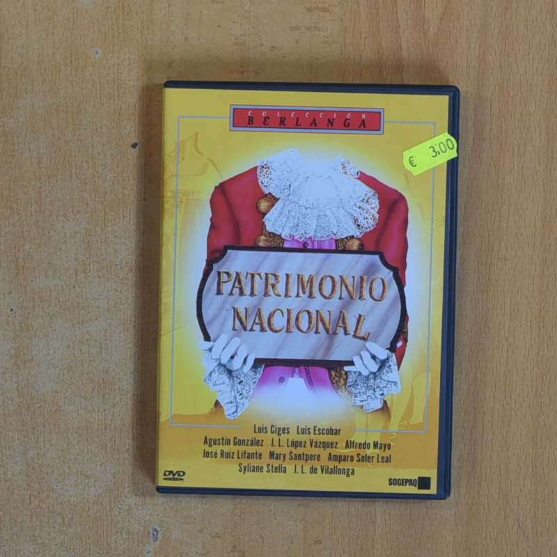 [419546] PATRIMONIO NACIONAL - DVD - Envío rápido y bien embalado