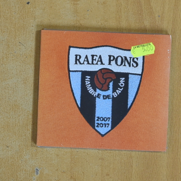 [419911] RAFA PONS - HAMBRE DE BALON - CD