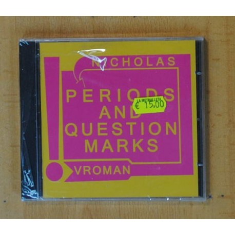 [1029083] NICHOLAS VROMAN - PERIODS AND QUESTION MARKS - CD