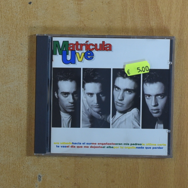 MATRICULA UVE - MATRICULA UVE - CD