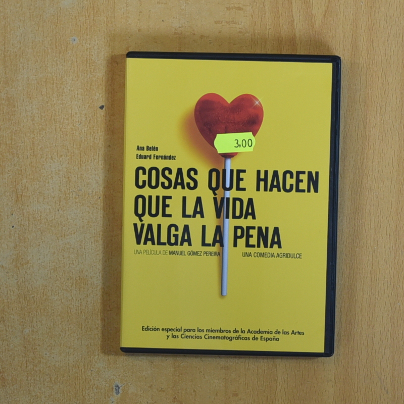 [420337] COSAS QUE HACEN QUE LA VIDA VALGA A PENA - DVD