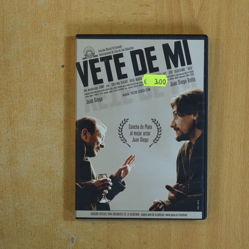 VETE DE MI - DVD