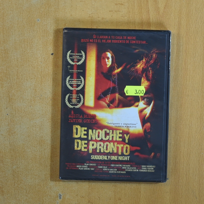 [420430] DE NOCHE Y DE PRONTO - DVD