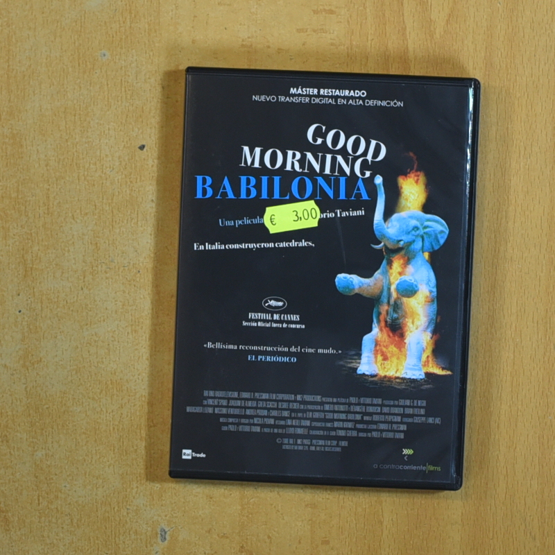 GOOD MORNING BABILONIA - DVD