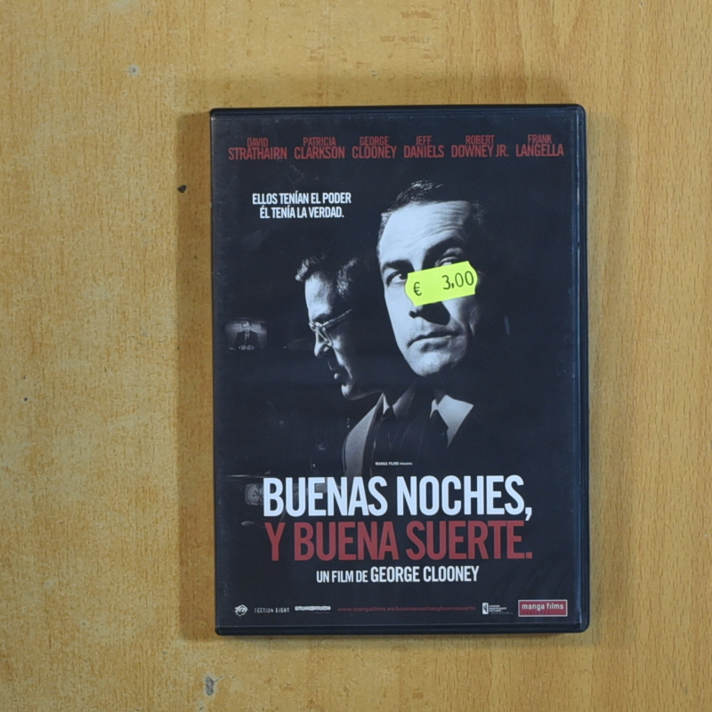 BUENAS NOCHES Y BUENA SUERTE - DVD