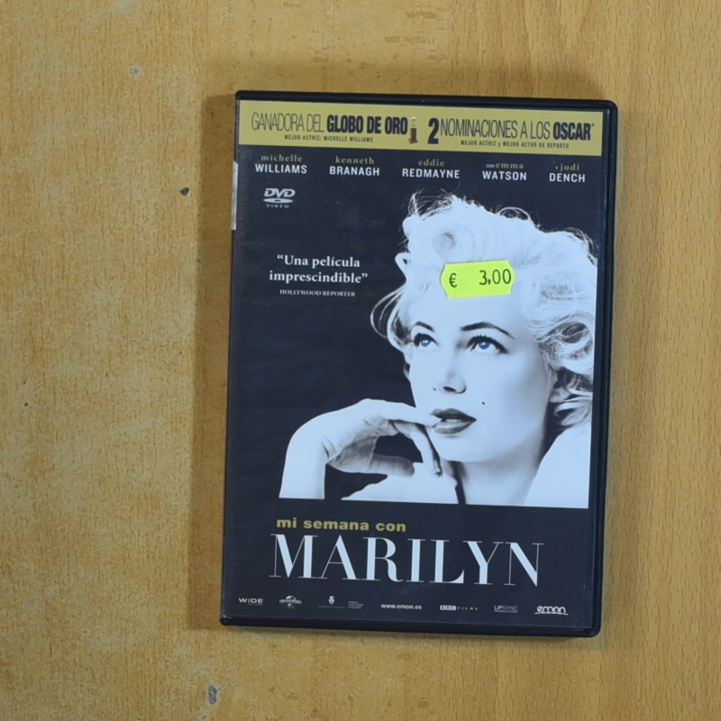 MI SEMANA CON MARILYN - DVD
