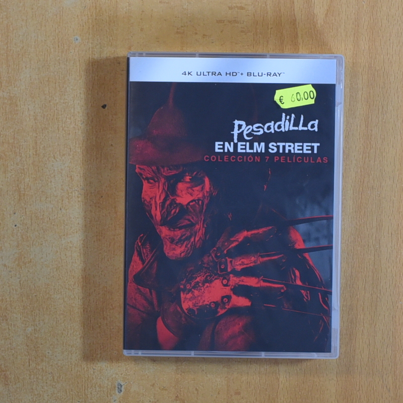 PESADILLA EN ELM STREET COLECCION 7 PELICULAS 4K - BLURAY