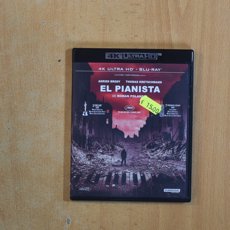 EL PIANISTA 4K - BLURAY
