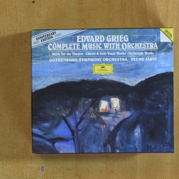 GRIEG - COMPLETE MUSIC WITH ORCHESTRA - CD