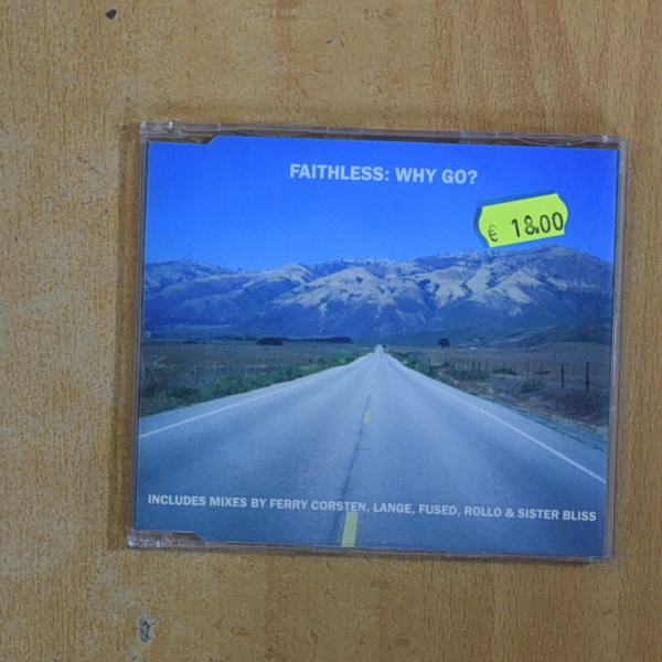 FAITHLESS - WHY GO - CD SINGLE